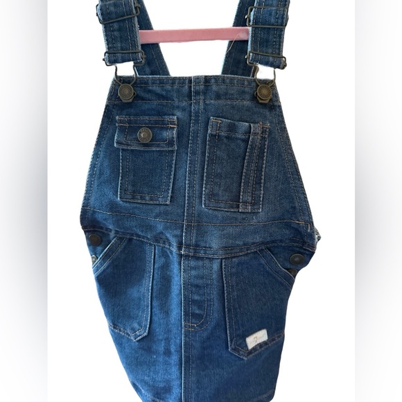 7 For All Mankind Toddler Overall Dress Size 2T - Picture 1 of 10